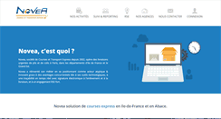 Desktop Screenshot of novea.fr