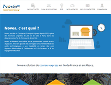 Tablet Screenshot of novea.fr